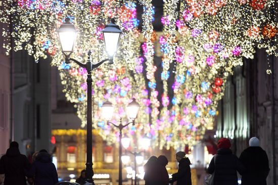 Украшение Москвы к Новому году