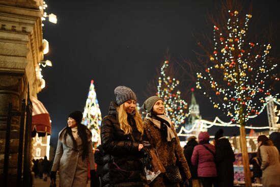 Украшение Москвы к Новому году