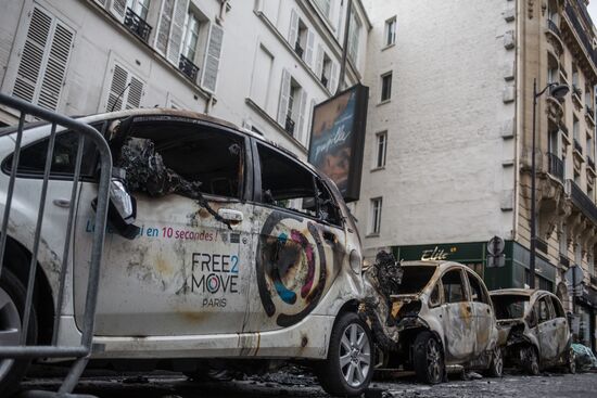 Последствия протестов в Париже