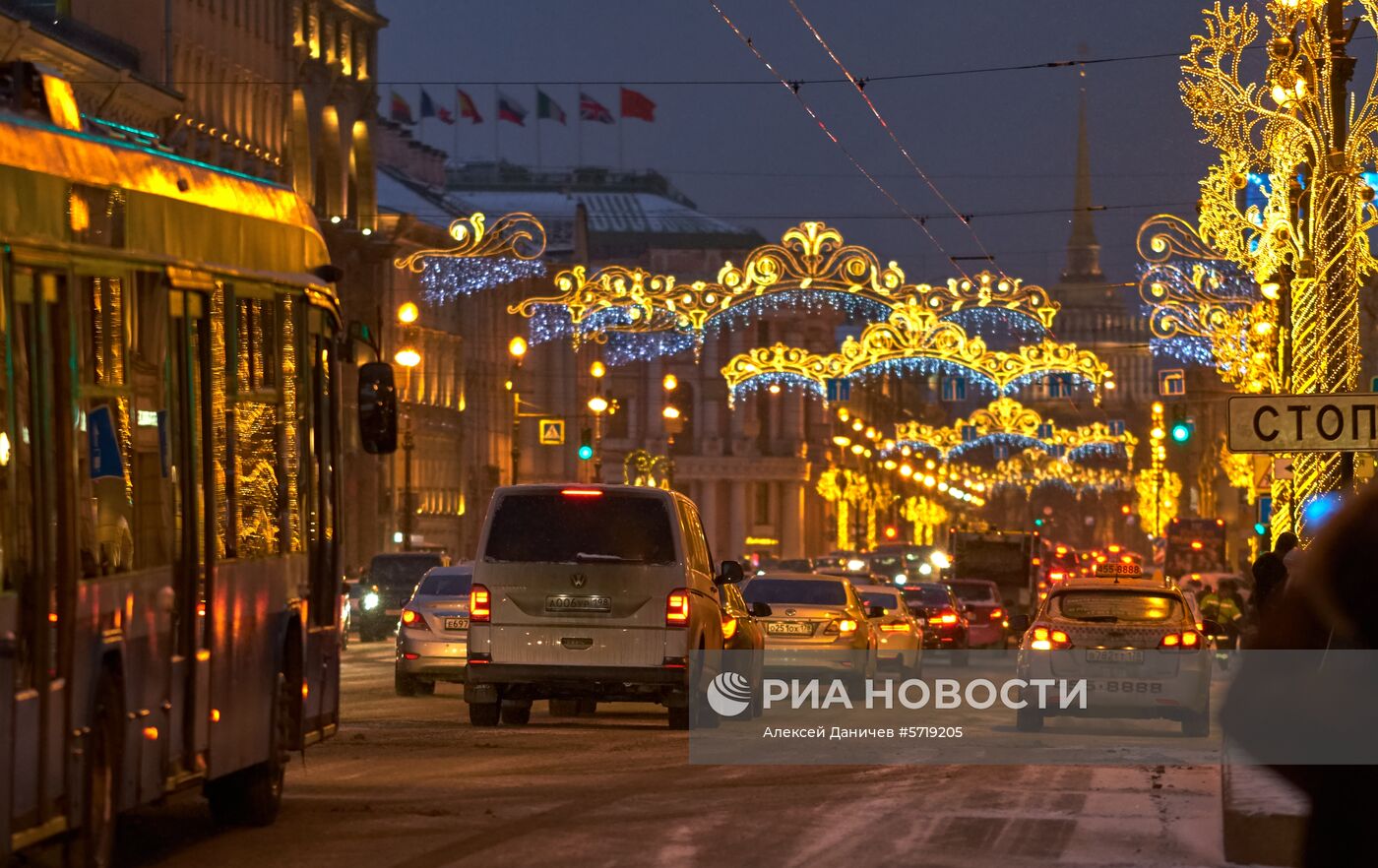 Украшение Санкт-Петербурга к Новому году