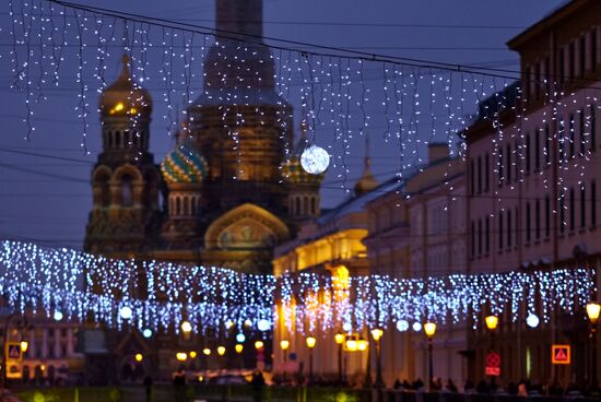 Украшение Санкт-Петербурга к Новому году