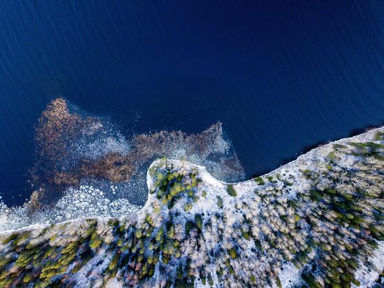 Онежское озеро в Карелии