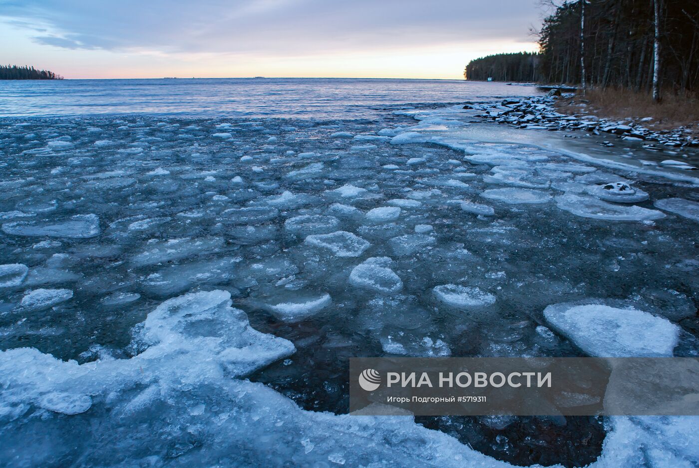 Онежское озеро в Карелии