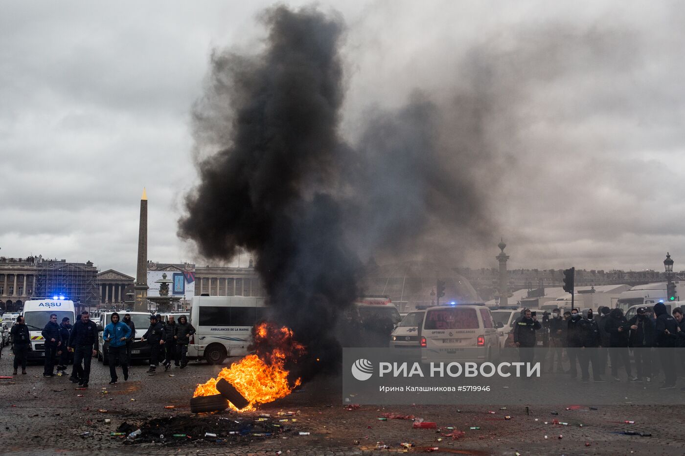 Забастовка работников скорой помощи в Париже