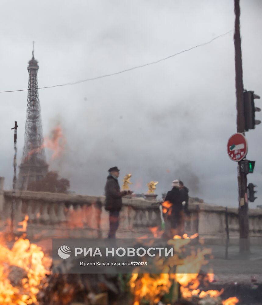 Забастовка работников скорой помощи в Париже
