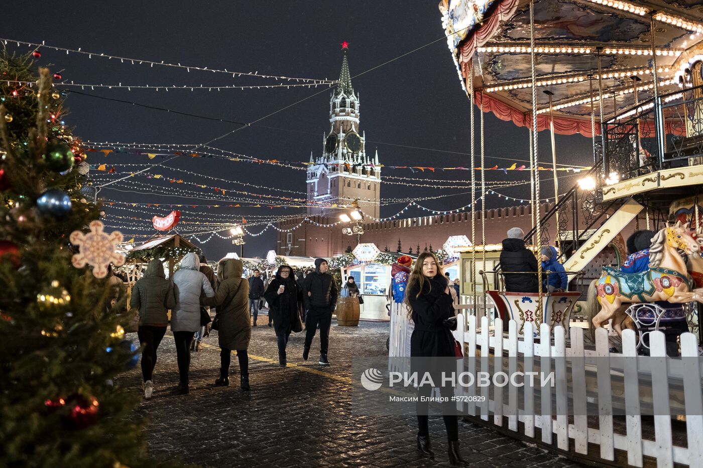 Украшение Москвы к Новому году