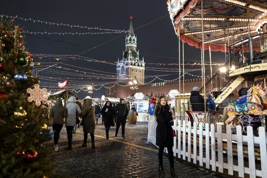 Украшение Москвы к Новому году