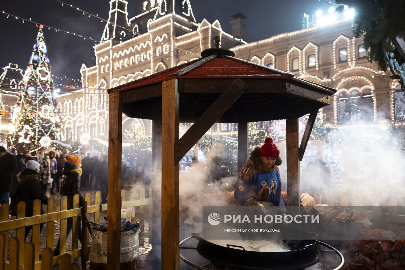 Украшение Москвы к Новому году