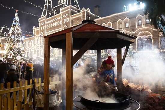 Украшение Москвы к Новому году