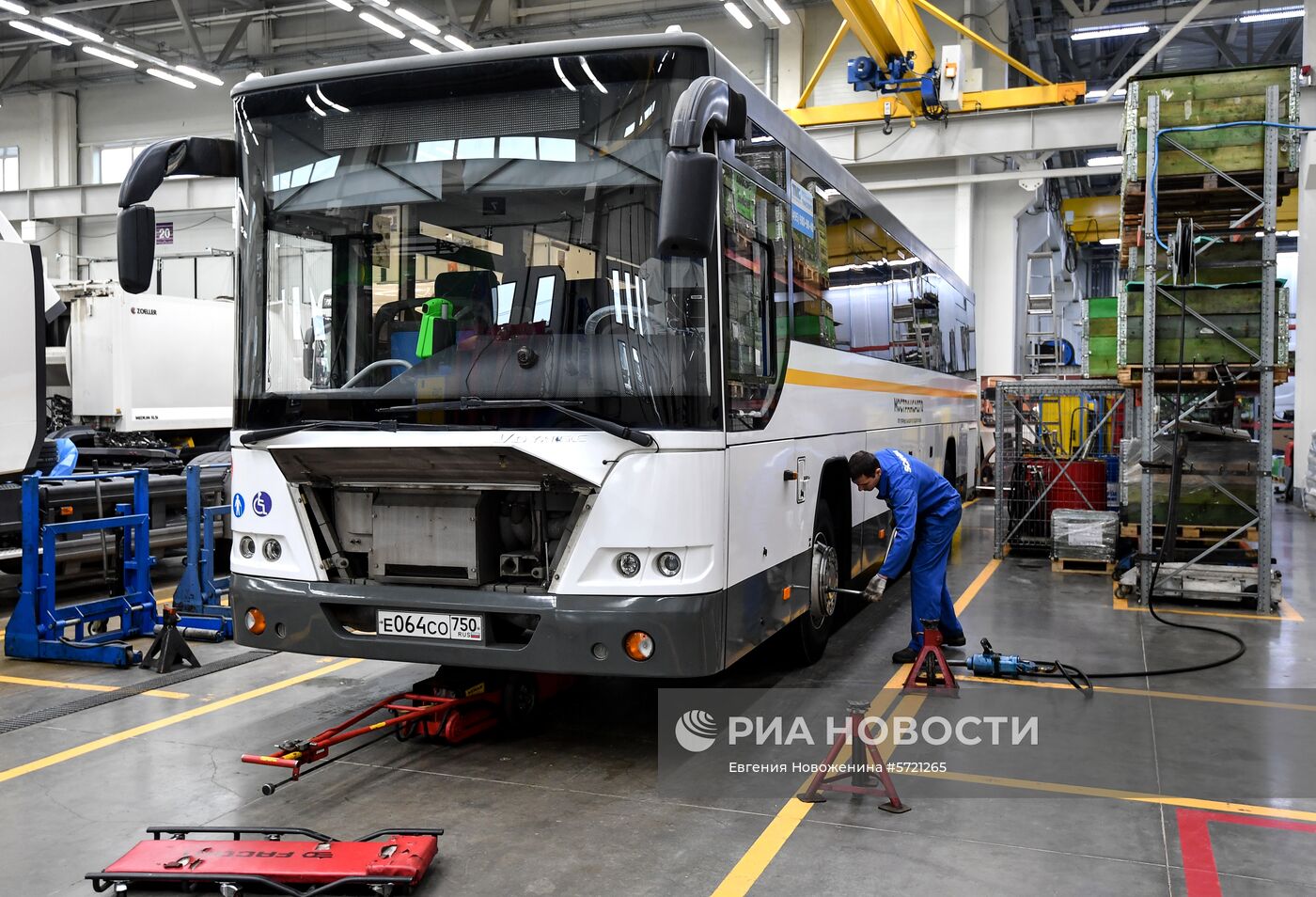 Обслуживание автобусов Мострансавто в сервисном центре "Скания"