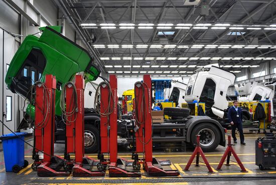 Обслуживание автобусов Мострансавто в сервисном центре "Скания"