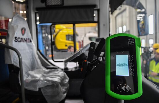 Обслуживание автобусов Мострансавто в сервисном центре "Скания"