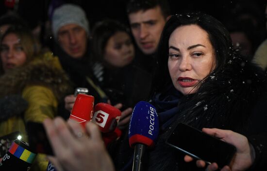 Рассмотрение ходатайства о продлении срока ареста футболистам П. Мамаеву и А. Кокорину