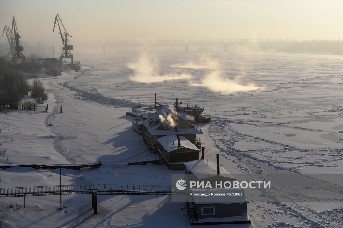 Морозы в Новосибирске