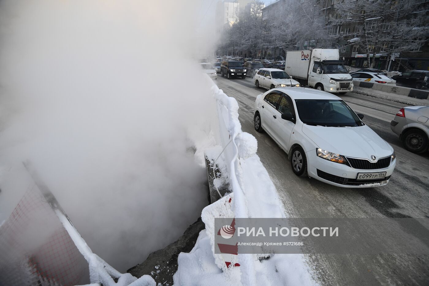 Морозы в Новосибирске