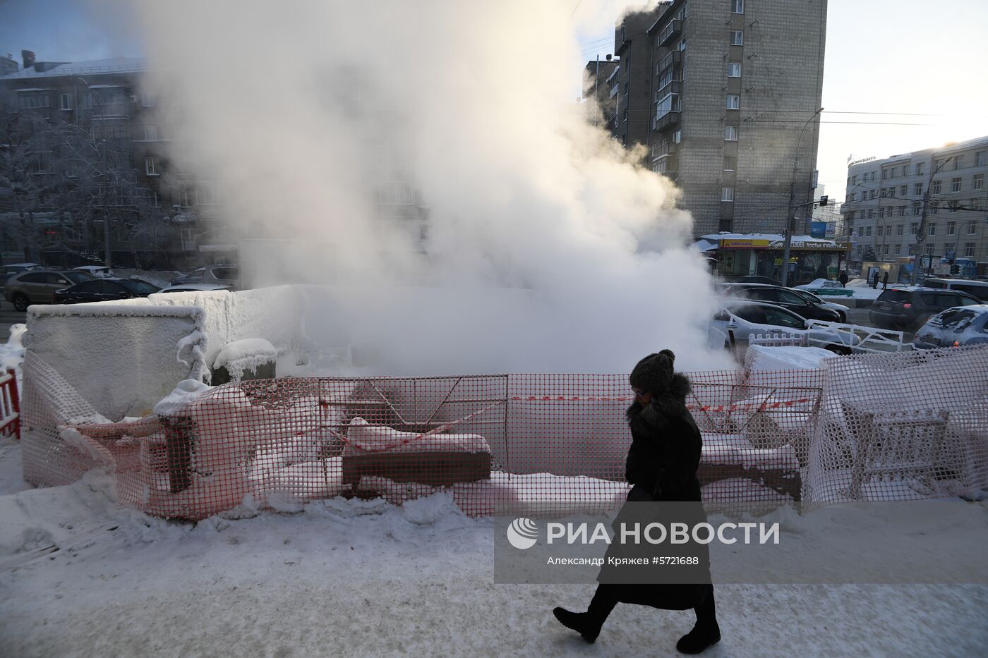 Морозы в Новосибирске