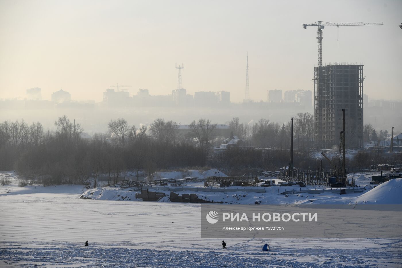 Морозы в Новосибирске