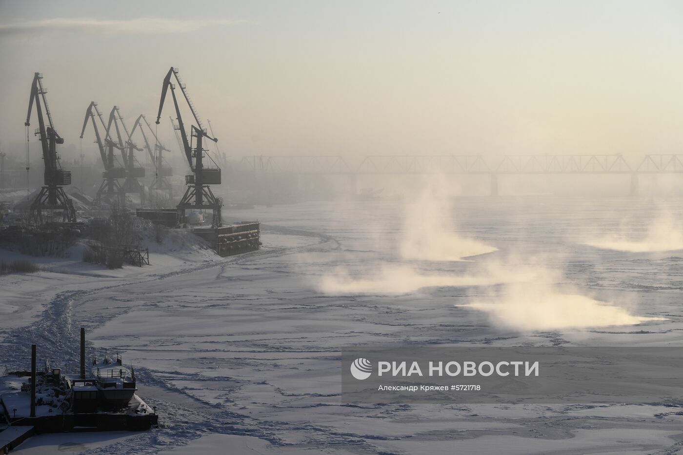 Морозы в Новосибирске