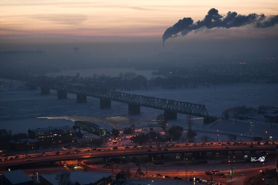 Морозы в Новосибирске