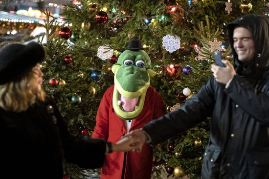 Украшение Москвы к Новому году