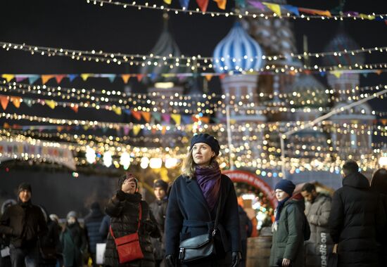 Украшение Москвы к Новому году