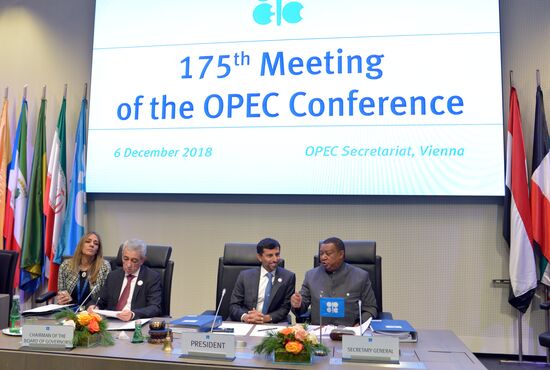 Заседание Организации стран-экспортеров нефти (ОПЕК)