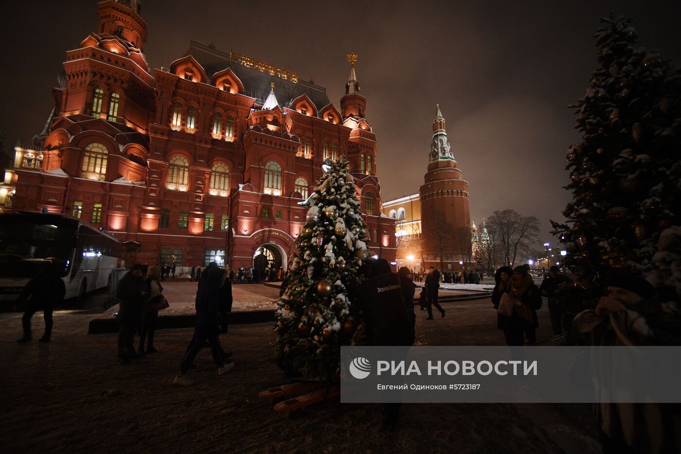 Украшение Москвы к Новому году