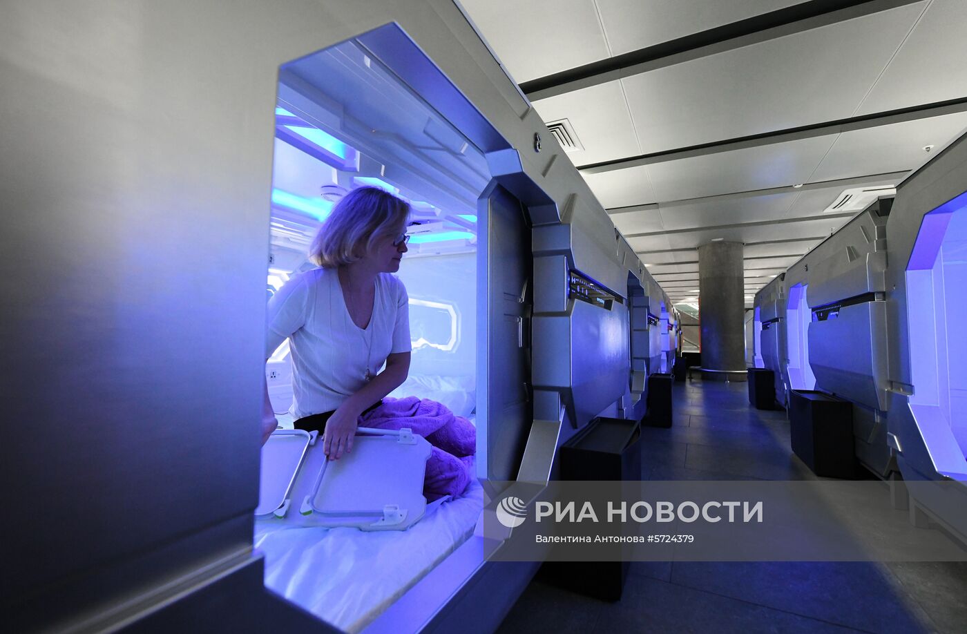 Капсульный отель Aerosleep в аэропорту Пулково