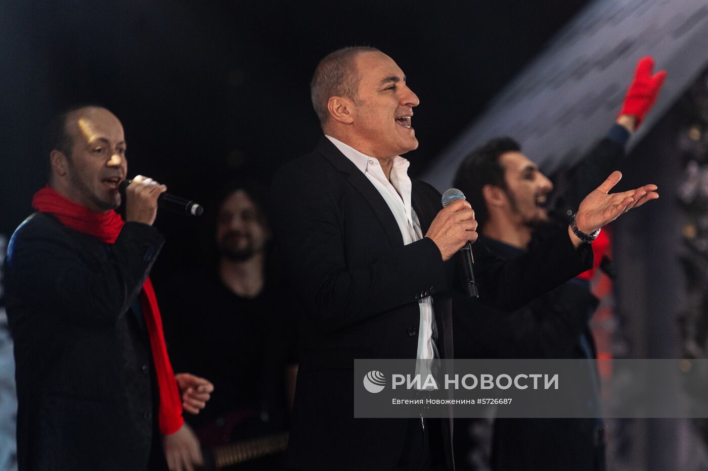 Съемки праздничной передачи "Русское Рождество"
