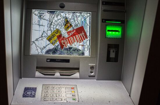 Акция протеста автомобилистов в Париже