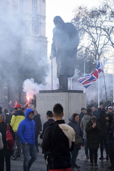 Акция в поддержку Brexit в Лондоне