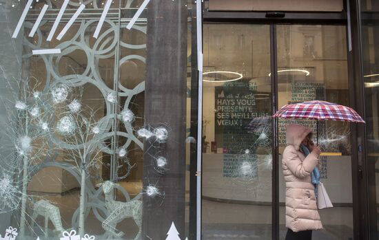 Последствия протестов в Париже 