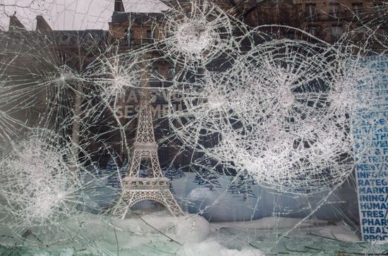 Последствия протестов в Париже 