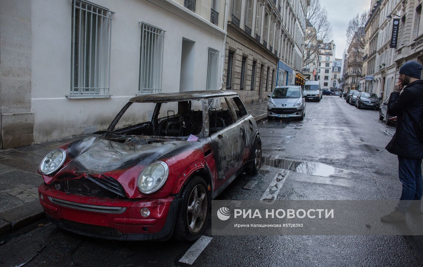 Последствия протестов в Париже