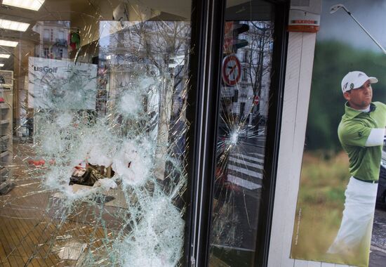 Последствия протестов в Париже 