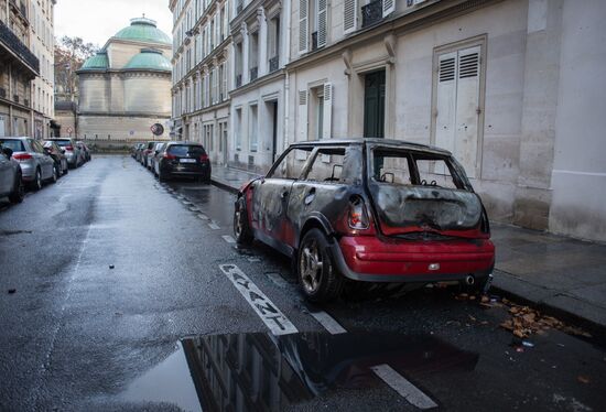 Последствия протестов в Париже 