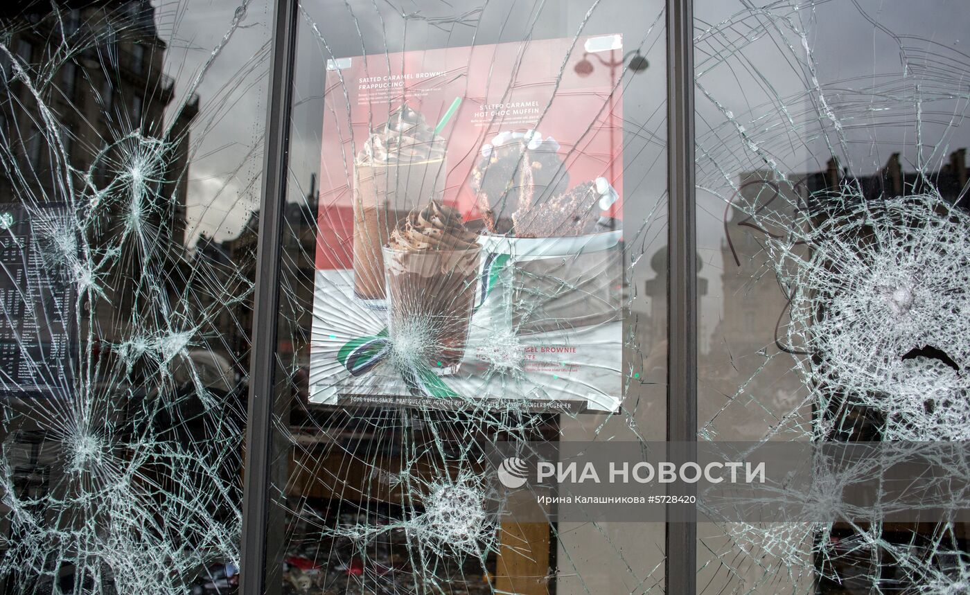Последствия протестов в Париже