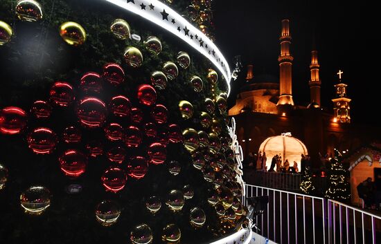 Рождественская ёлка в Бейруте