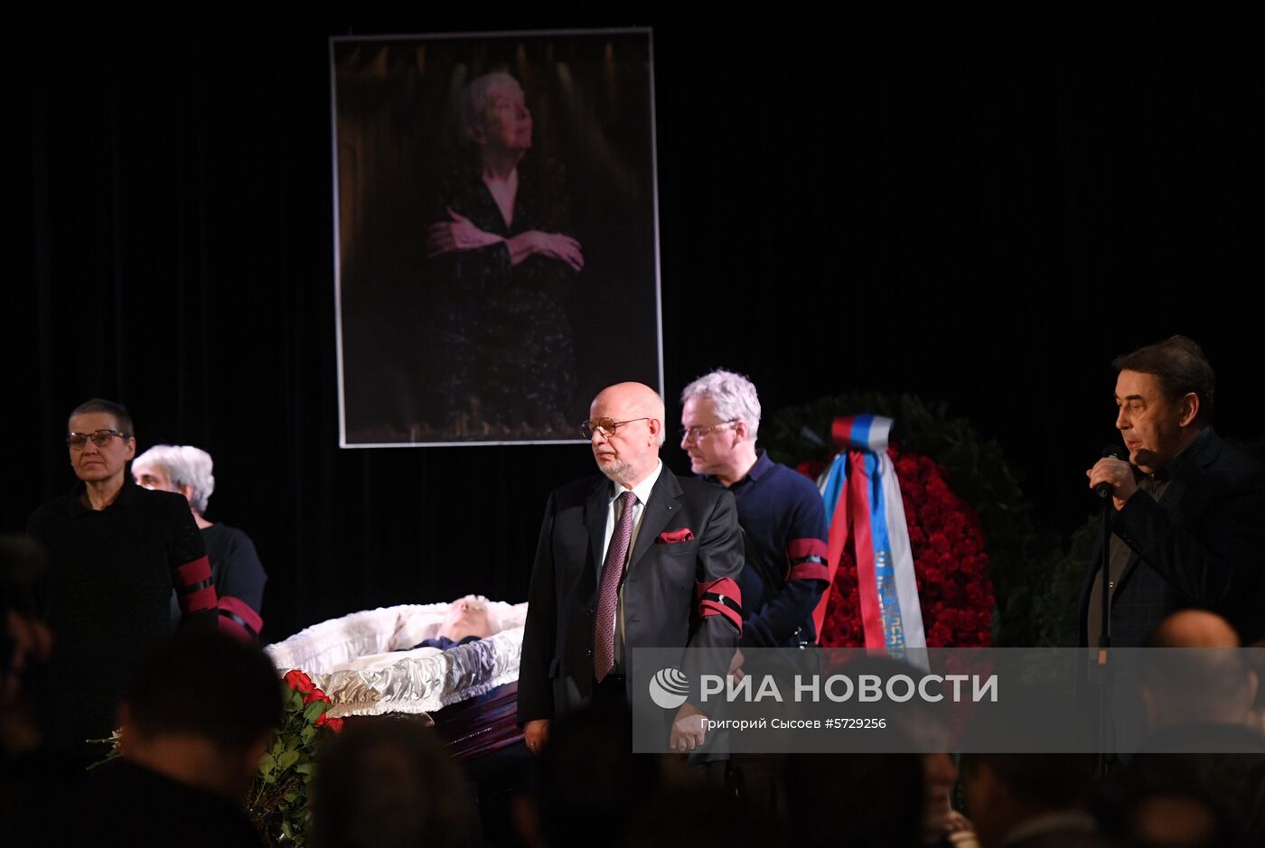 Прощание с Людмилой Алексеевой