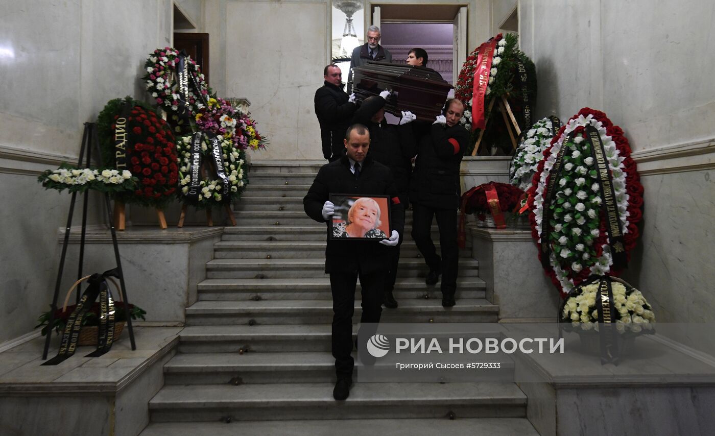 Прощание с Людмилой Алексеевой