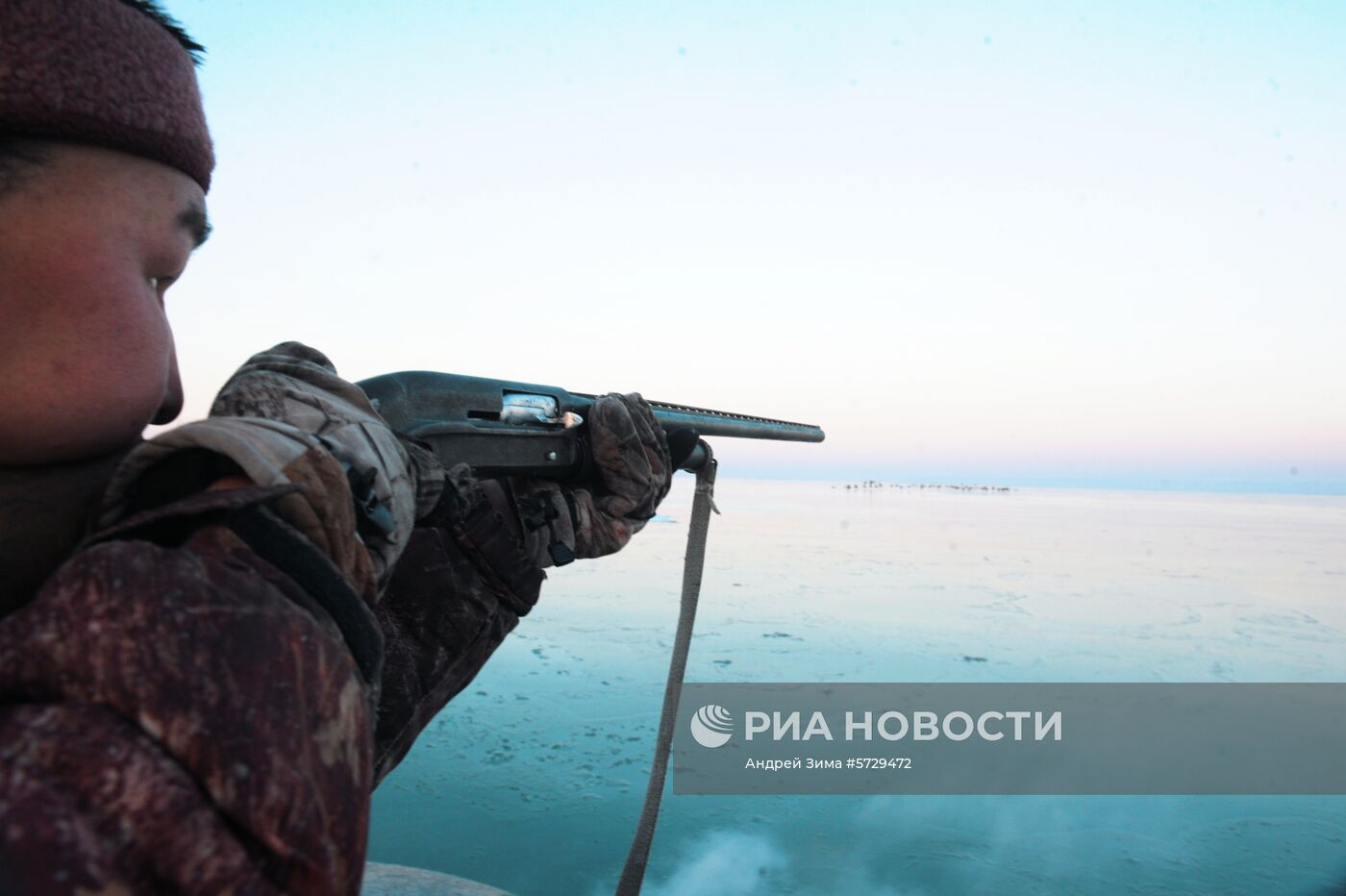 Зимняя охота на нерпу на Чукотке