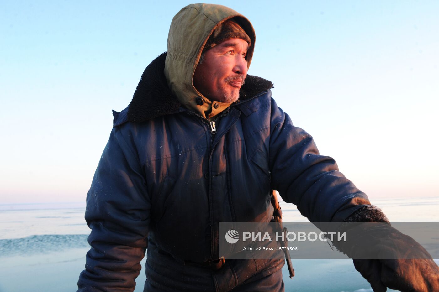 Зимняя охота на нерпу на Чукотке