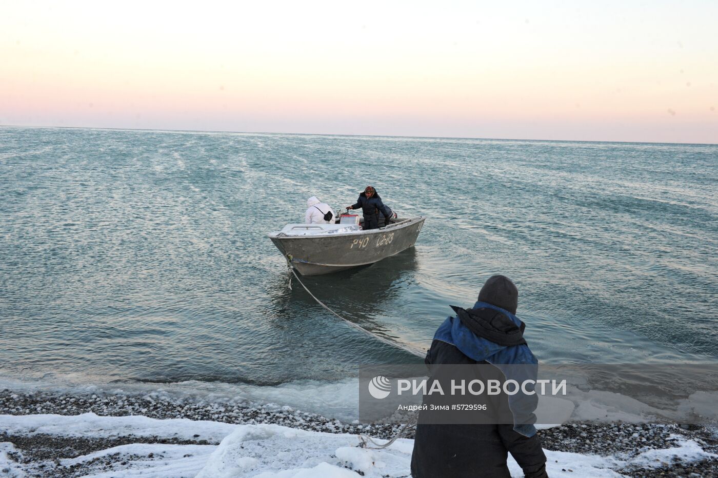 Зимняя охота на нерпу на Чукотке