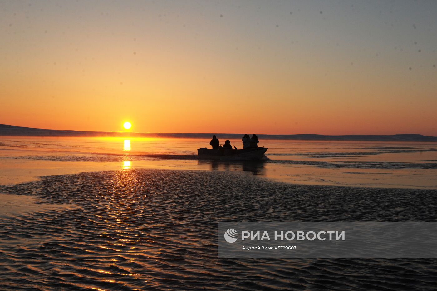 Зимняя охота на нерпу на Чукотке