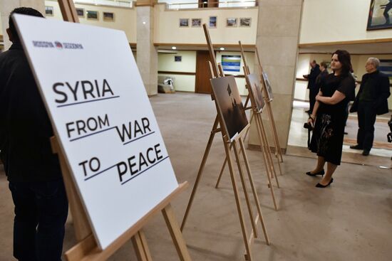 Фотовыставка корреспондента МИА «Россия сегодня» открылась в Дамаске