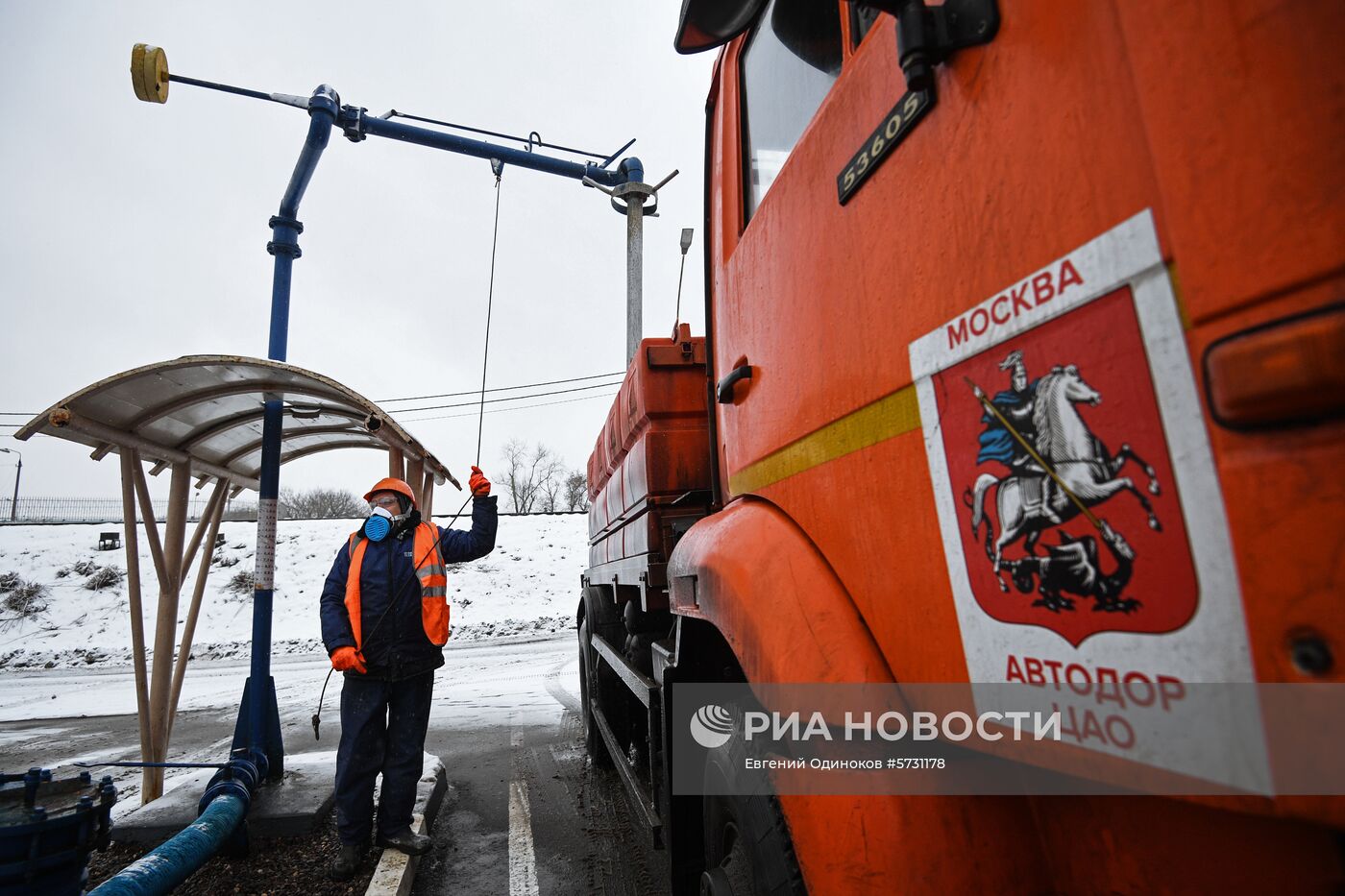Склад противогололедных материалов в Москве