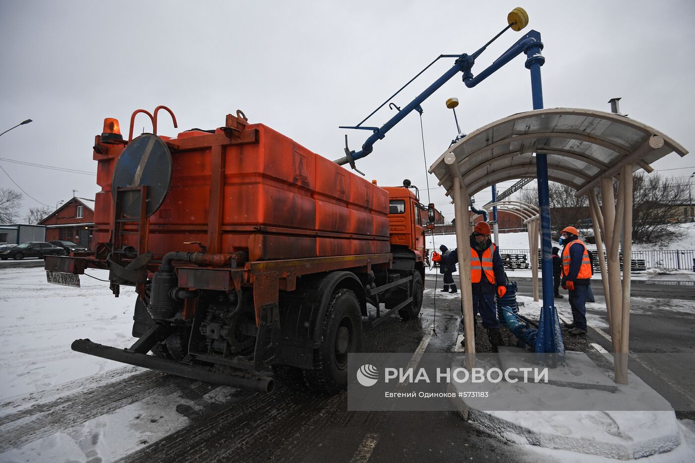 Склад противогололедных материалов в Москве