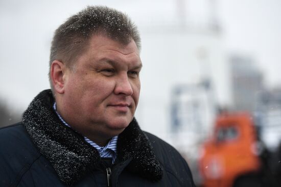 Склад противогололедных материалов в Москве