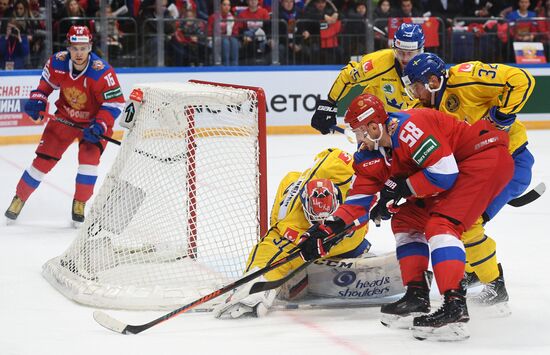 Хоккей. Кубок Первого канала. Матч Швеция - Россия