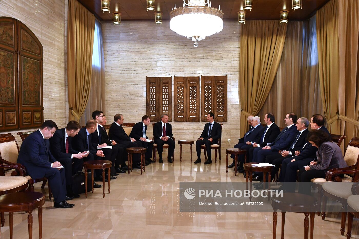 Заседание межправительственной комиссии России и Сирии